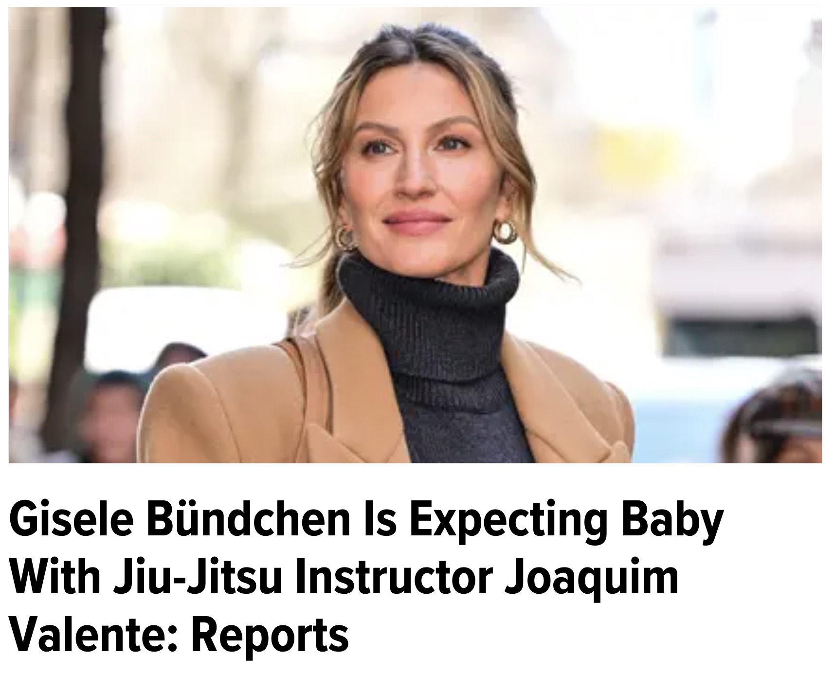 gisele bündchen - Gisele Bndchen Is Expecting Baby With JiuJitsu Instructor Joaquim Valente Reports